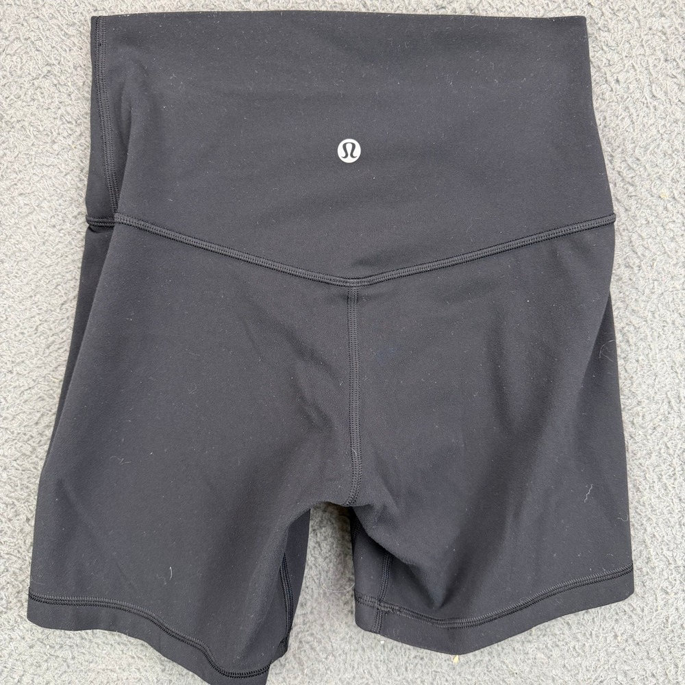 Lululemon Align High Rise Short 6 Black Size 4 LW7BT3S